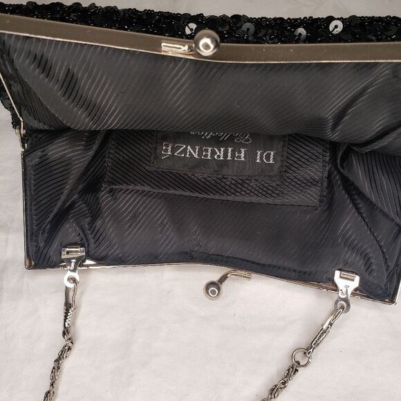 Black Beaded Evening Clutch Purse - Picture 11 of 11